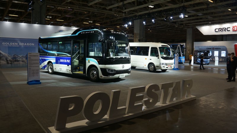 Golden Dragon’s Polestar Bus Makes its Debut at Macao Auto Show