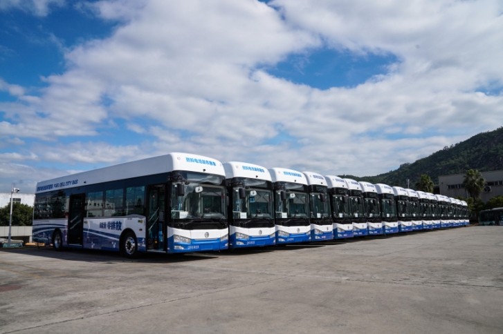 Golden Dragon Sold 288 Units Fuel Cell Buses in 2020