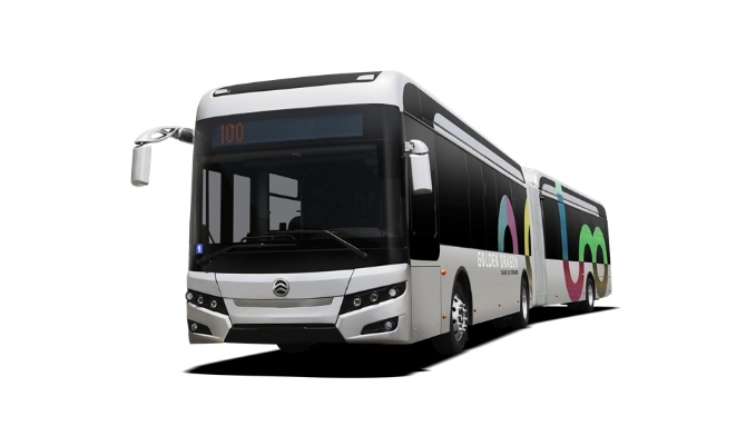Golden Dragon E18 Articulated Electric Bus